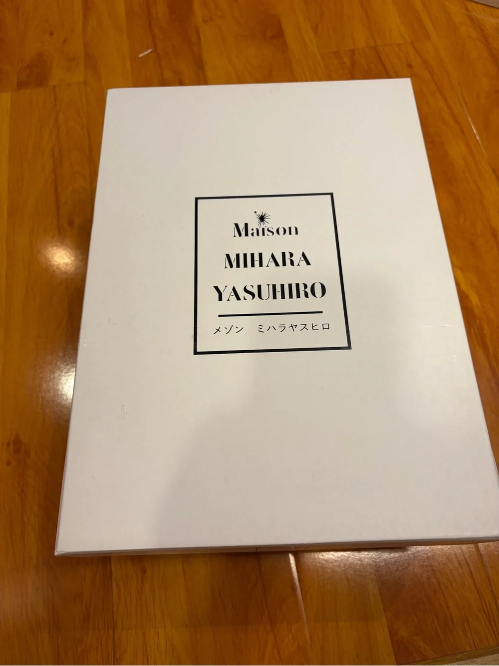 Miharayasuhiro Black and White Low-Top Sneakers